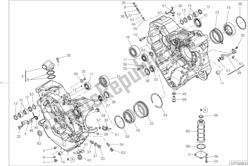 Tutte le parti per il 09a - Coppia Semicarter del Ducati Diavel 1260 S Brasil 2020